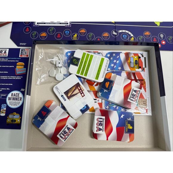 Race Across America Trivia Board Game, GamesHub 2022, New In Box - Picture 4 of 11